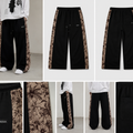 KOVA Jacquard Wide Leg Pants